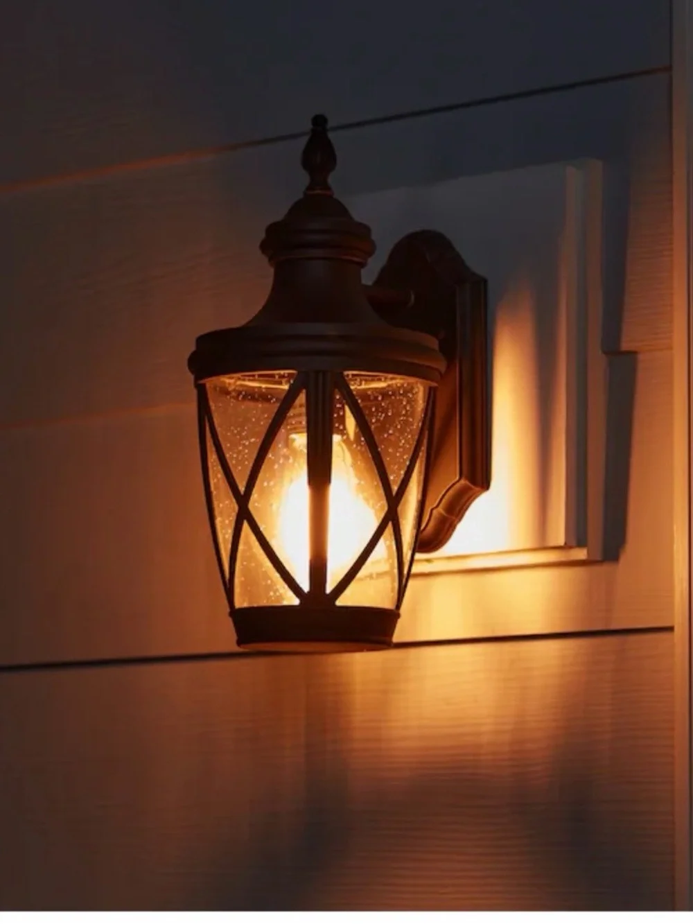 New Allen + Roth castine oil rubbed bronze Outdoor Wall Lantern